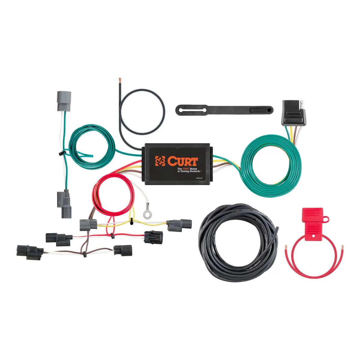 Curt 56396 Vehicle-Side Custom 4-Pin Trailer Wiring Harness, Select Honda Civic 1