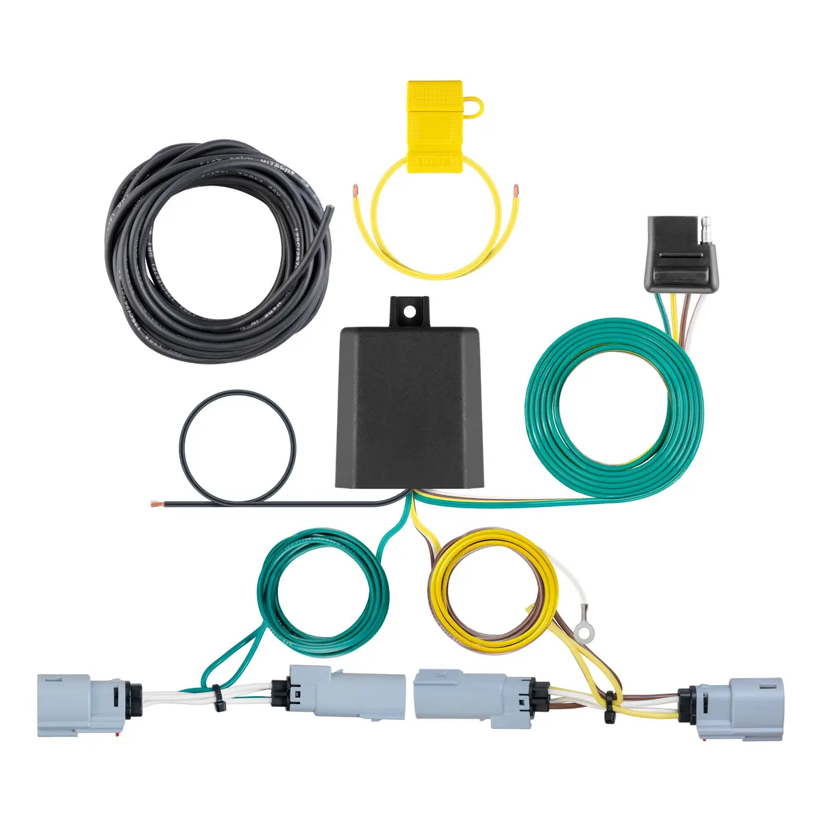 Curt 56399 Vehicle-Side Custom 4-Pin Trailer Wiring Harness, Select Chrysler Pacifica 1