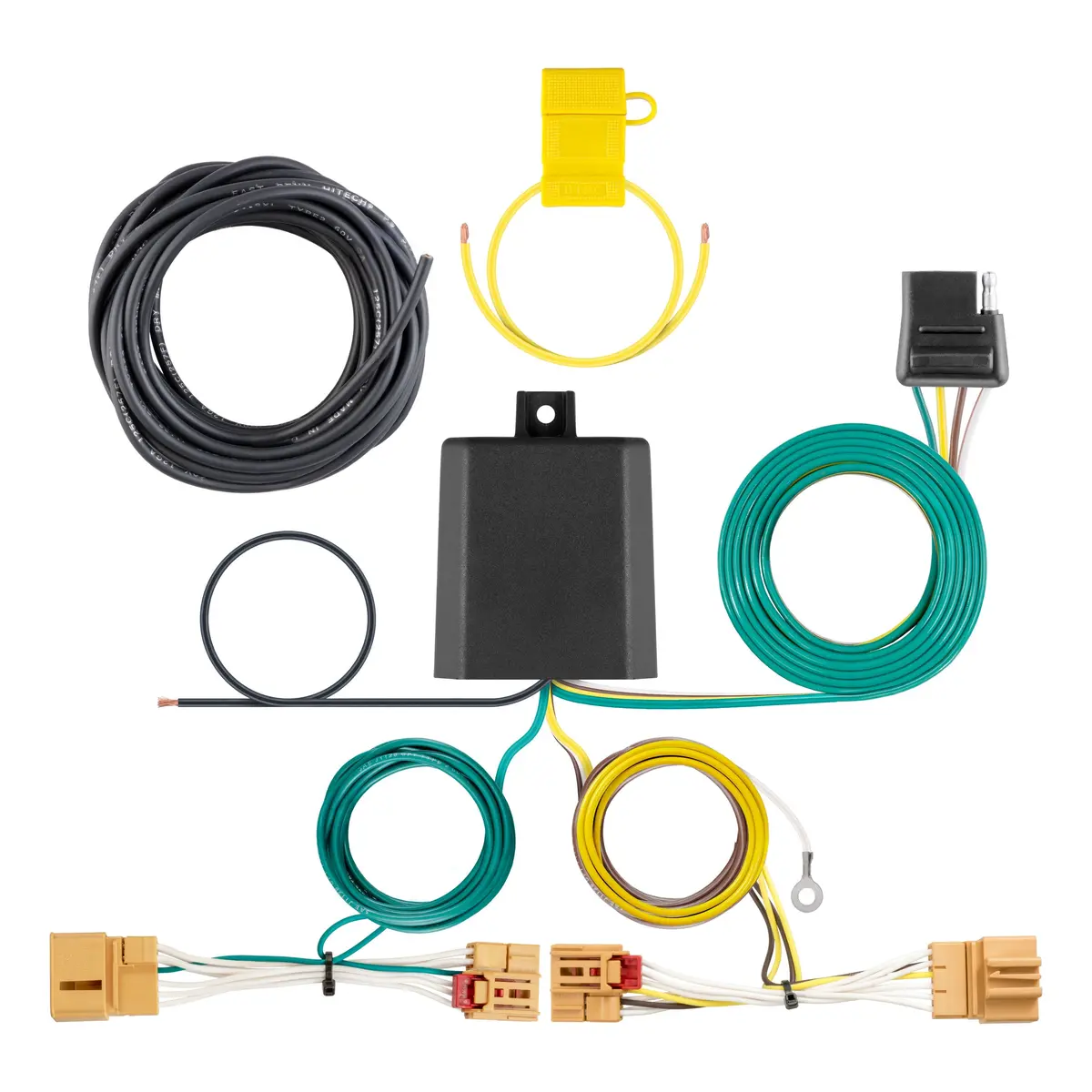 Curt 56405 Vehicle-Side Custom 4-Pin Trailer Wiring Harness, Select Volkswagen Golf Gti 1