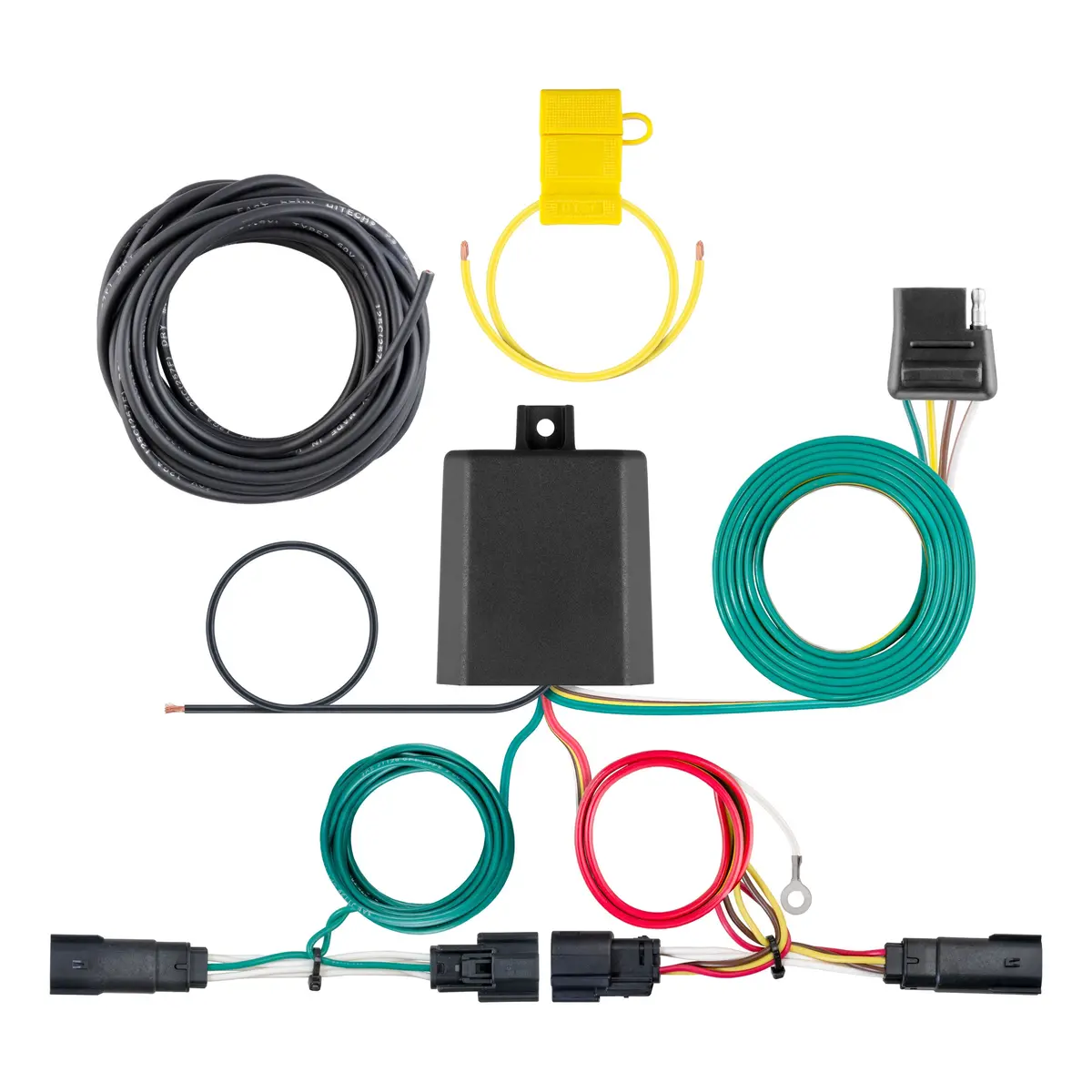 Curt 56406 Vehicle-Side Custom 4-Pin Trailer Wiring Harness, Select Jeep Cherokee 1