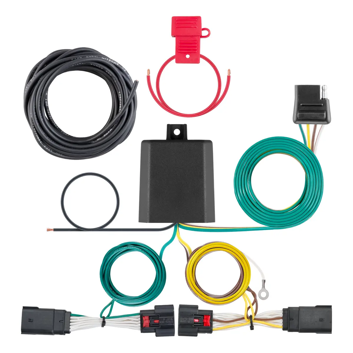 Curt 56407 Vehicle-Side Custom 4-Pin Trailer Wiring Harness, Select Jeep Wrangler Jl, Gladiator 1