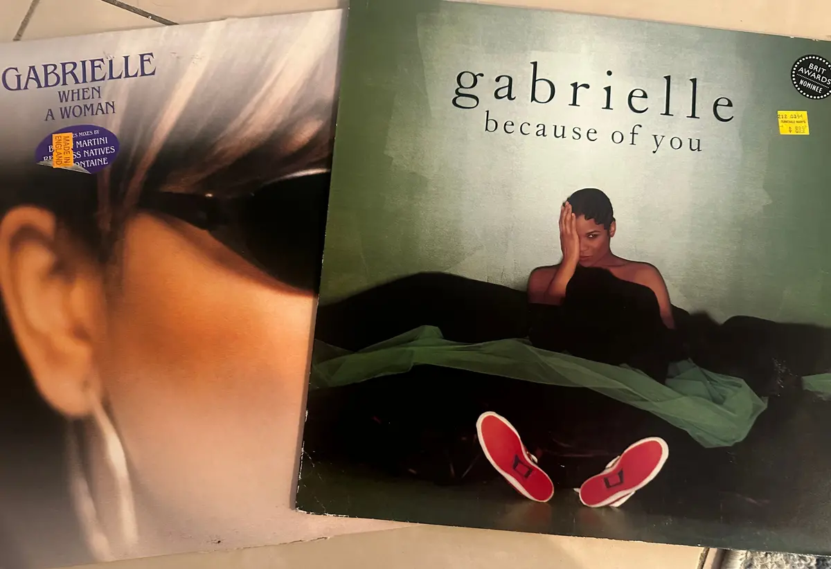 Gabrielle  - Because Of You / When A Woman (2X12" Singles) Used 1