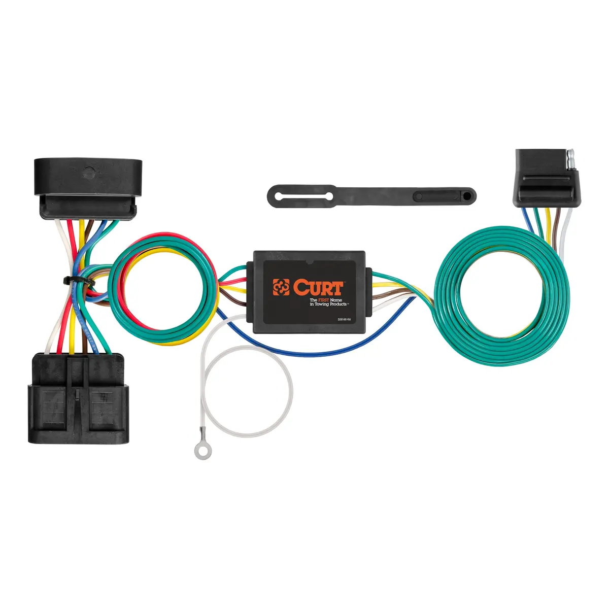 Curt 56510 Vehicle-Side Custom 5-Wire Trailer Wiring Harness For Select Chevrolet Colorado, Gmc Canyon, Isuzu I-Series 1