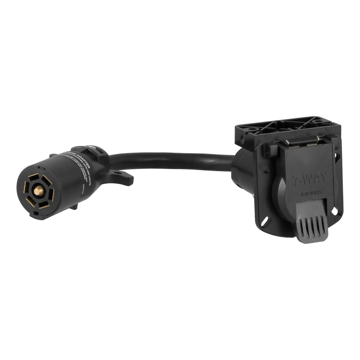 Curt 57003 Led-Compatible 7-Way Rv Blade Vehicle-Side Trailer Wiring Adapter 1