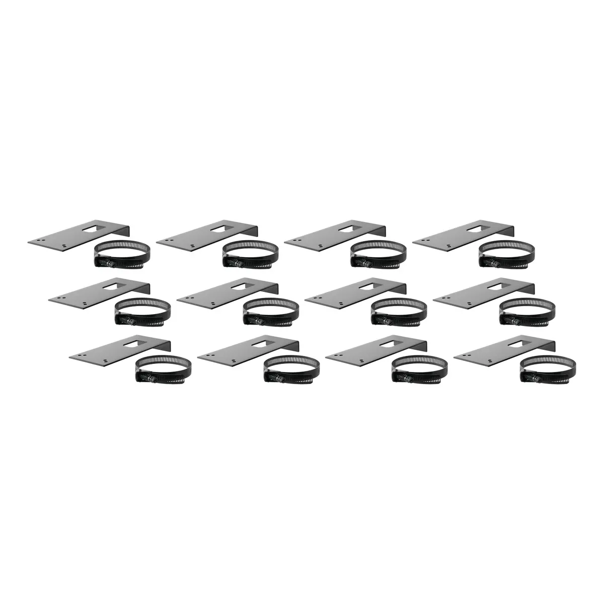 Curt 57201 Vehicle-Side Trailer Wiring Harness Clamp-On Bracket Mounts For 7-Way Round Or Rv Blade, 12-Pack 1