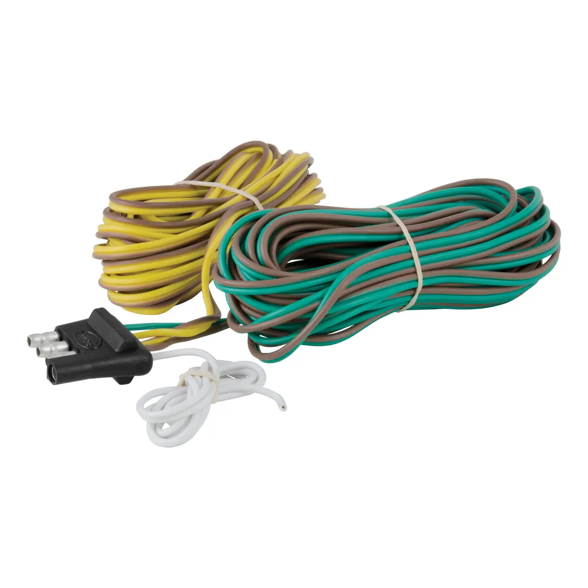 Curt 57220 Trailer-Side 4-Way Trailer Wiring Harness With 20-Foot Wires, 4-Pin Trailer Wiring 1