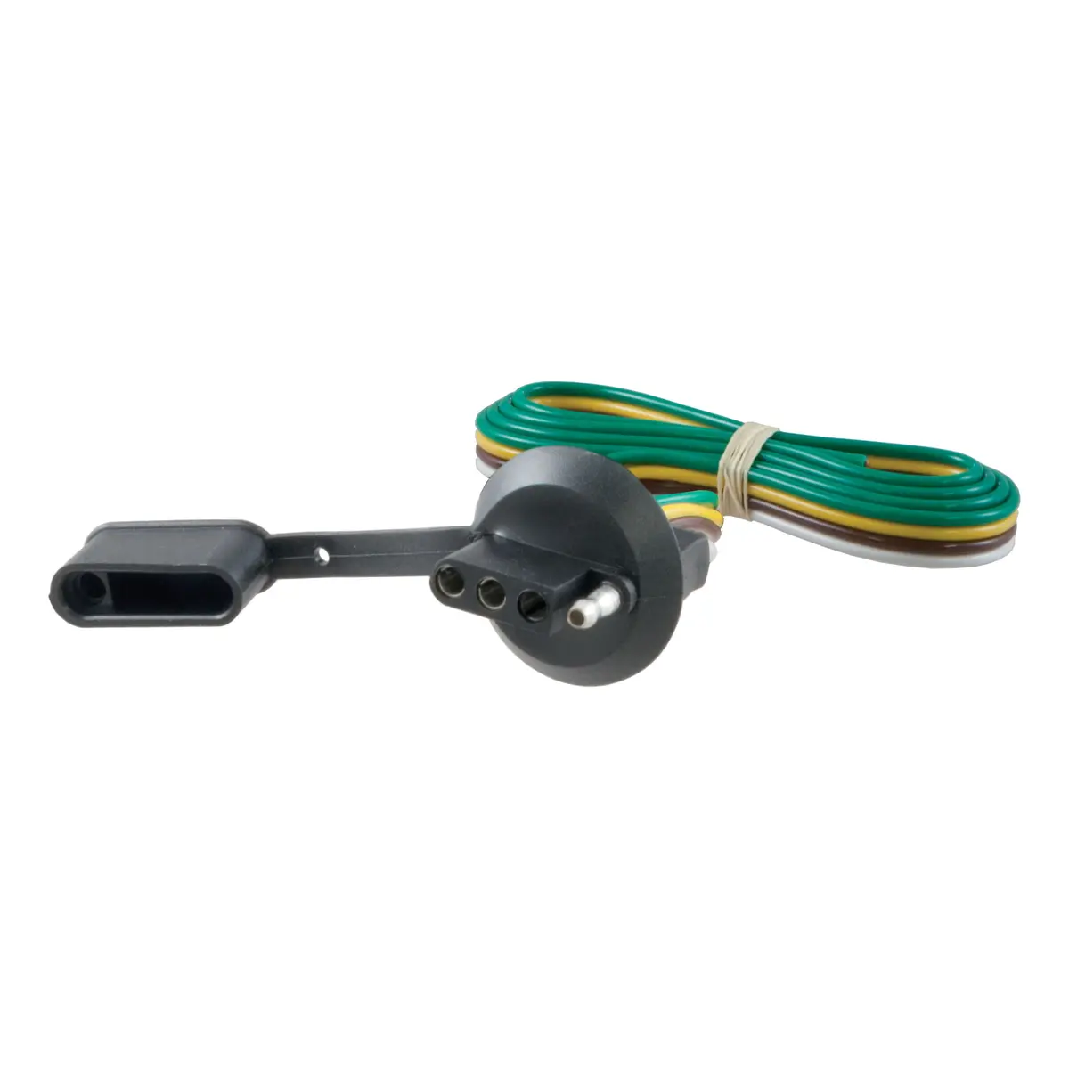 Curt 57405 Vehicle-Side 4-Way Trailer Wiring Harness With 36-Inch Wires, 4-Pin Trailer Wiring, Fits 1-1/4-Inch License Plate Light Hole 1