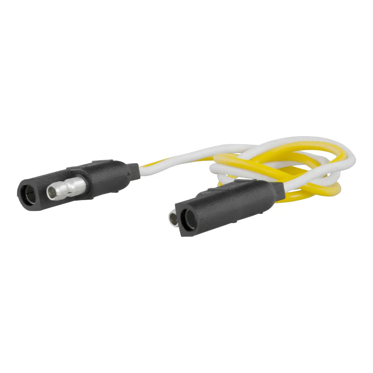 Curt 58021 2-Way Flat Wiring Harness With 12-Inch Wires 1