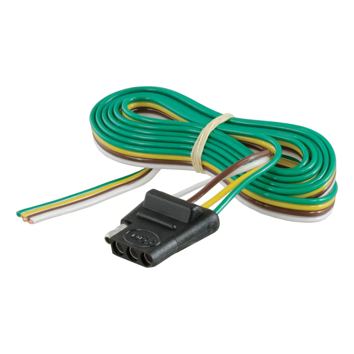 Curt 58041 Vehicle-Side 4-Way Trailer Wiring Harness With 60-Inch Wires, 4-Pin Trailer Wiring 1