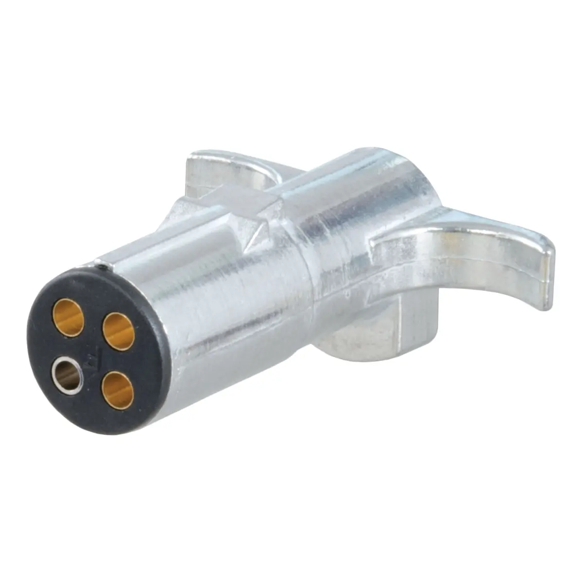 Curt 58061 Trailer-Side 4-Way Round Trailer Wiring Harness Plug, 4-Pin Trailer Wiring 1