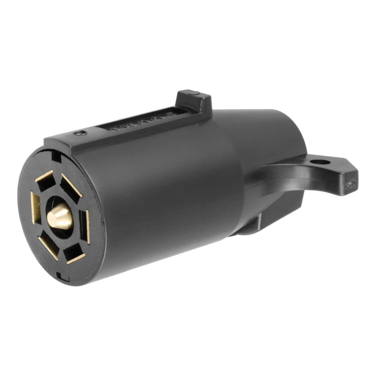Curt 58141 Trailer-Side Rv Blade 7-Way Trailer Wiring Harness Connector, 7-Pin Trailer Wiring 1