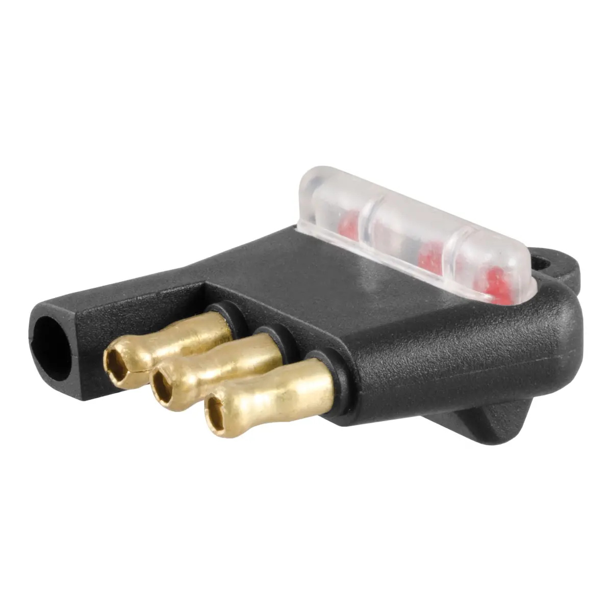 Curt 58261 Flat 4-Pin Trailer Wiring Towing Vehicle Socket Tester 1