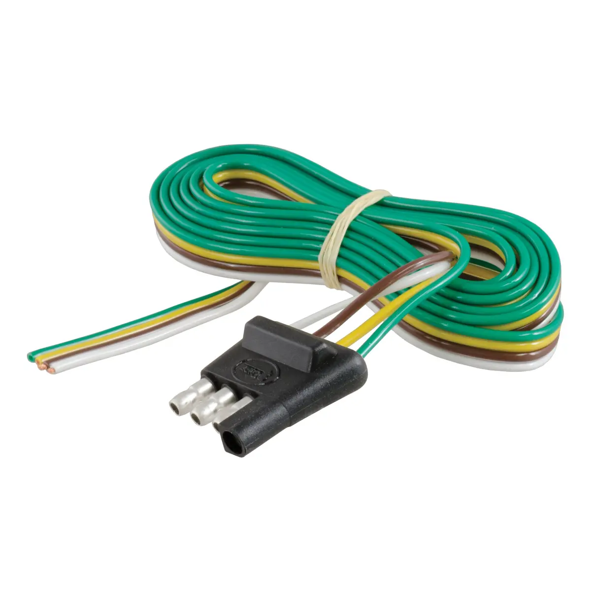 Curt 58348 Trailer-Side 4-Way Trailer Wiring Harness With 48-Inch Wires, 4-Pin Trailer Wiring 1