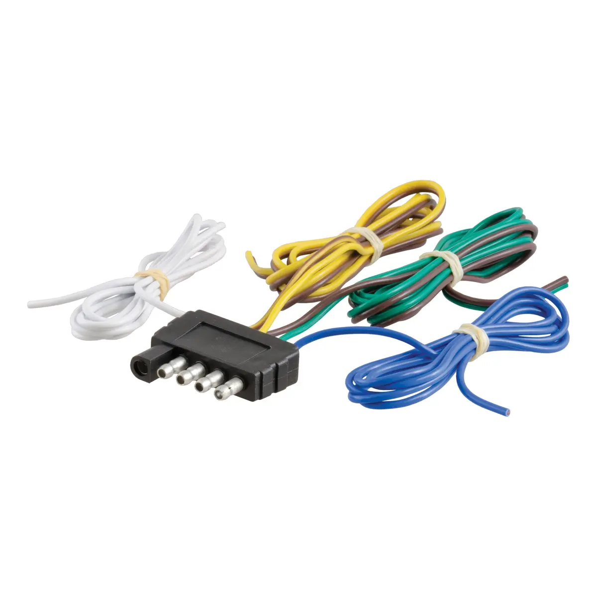 Curt 58540 Trailer-Side 5-Pin Trailer Wiring Harness With 48-Inch Wires, 5-Wire Trailer Wiring 1