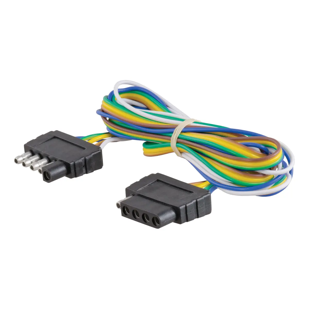 Curt 58550 Vehicle-Side And Trailer-Side 5-Pin Trailer Wiring Harness With 72-Inch Wires, 5-Wire Trailer Wiring 1