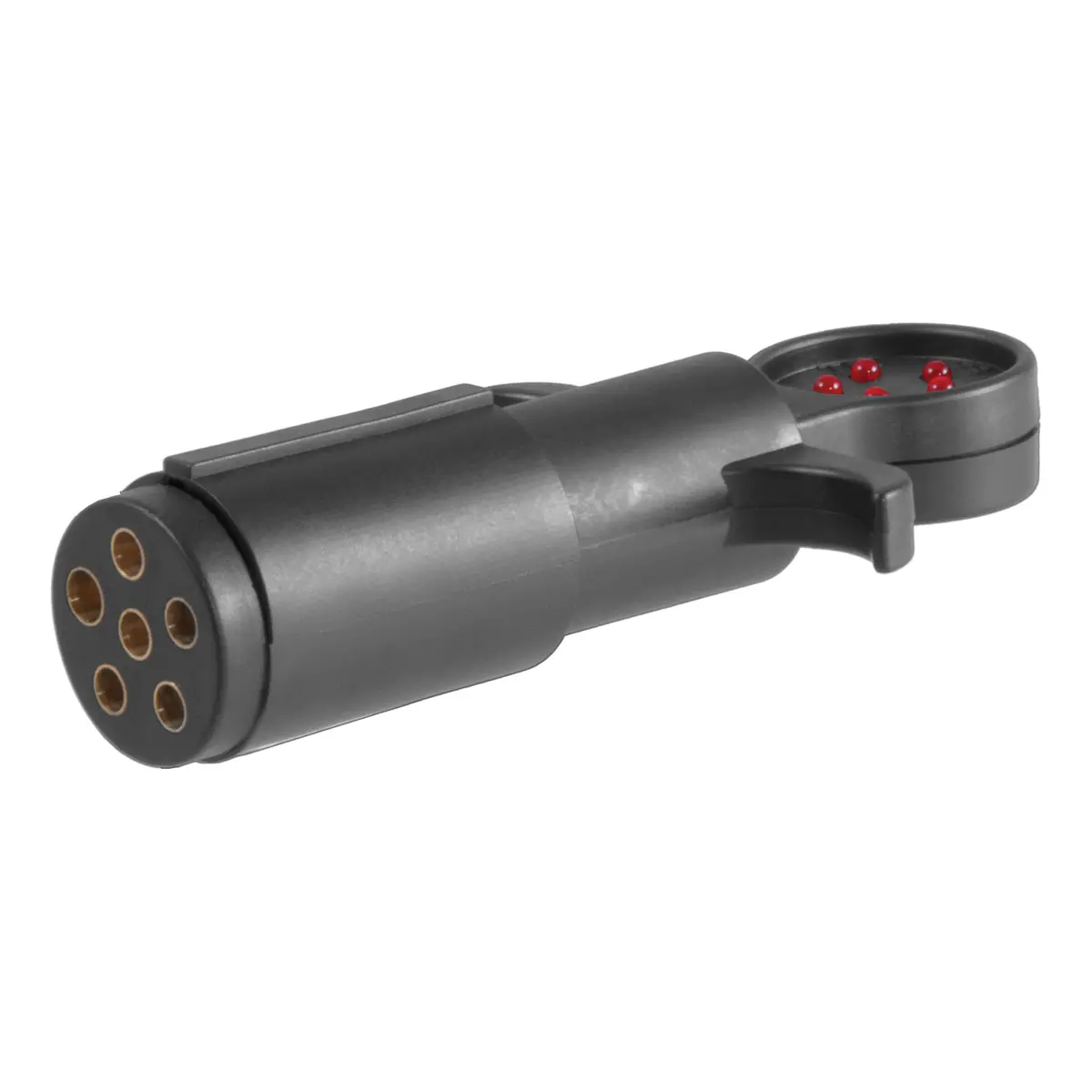 Curt 58650 Round 6-Pin Trailer Wiring Towing Vehicle Socket Tester 1