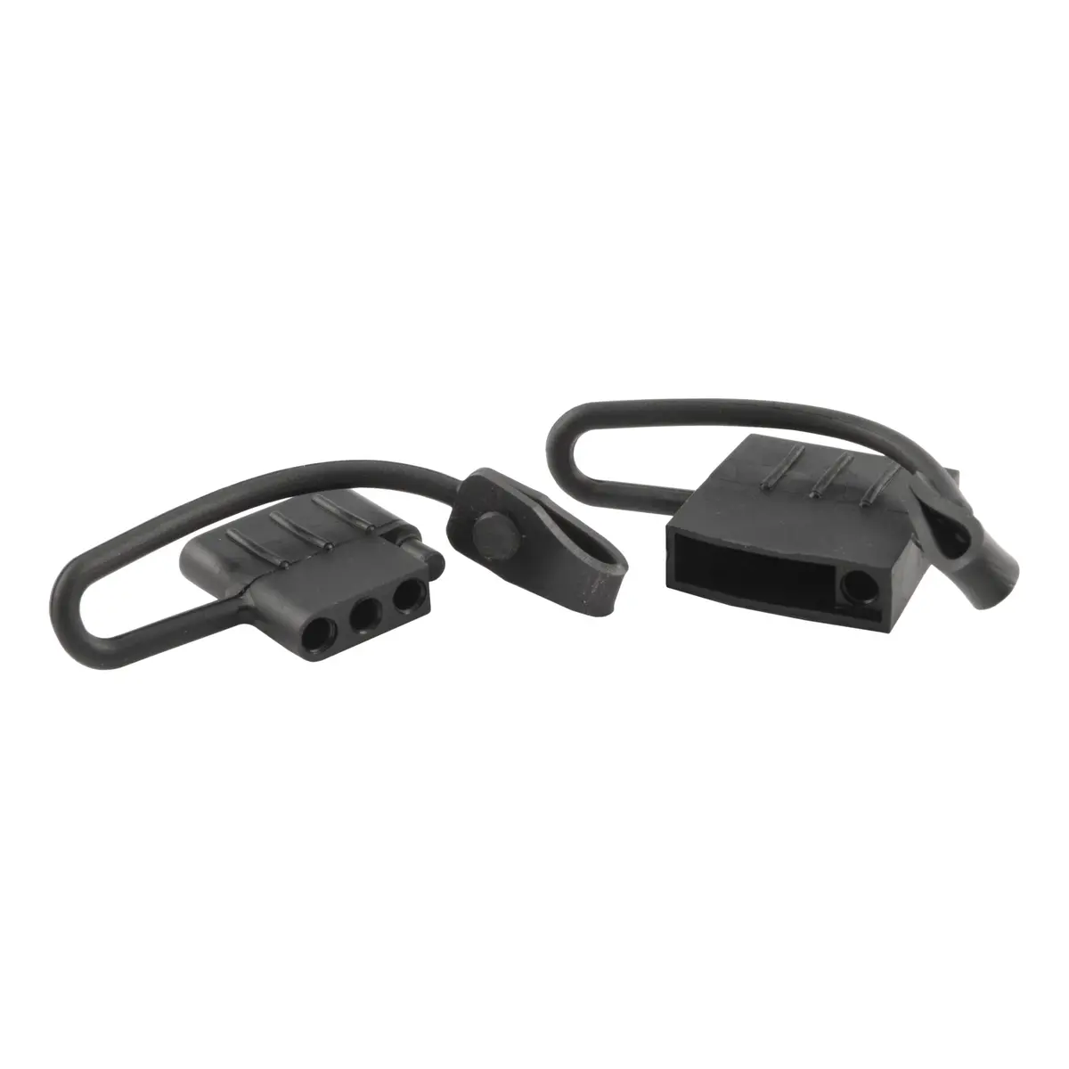 Curt 58761 Vehicle-Side And Trailer-Side 4-Way Flat Trailer Wiring Harness Dust Covers, 4-Pin Trailer Wiring 1