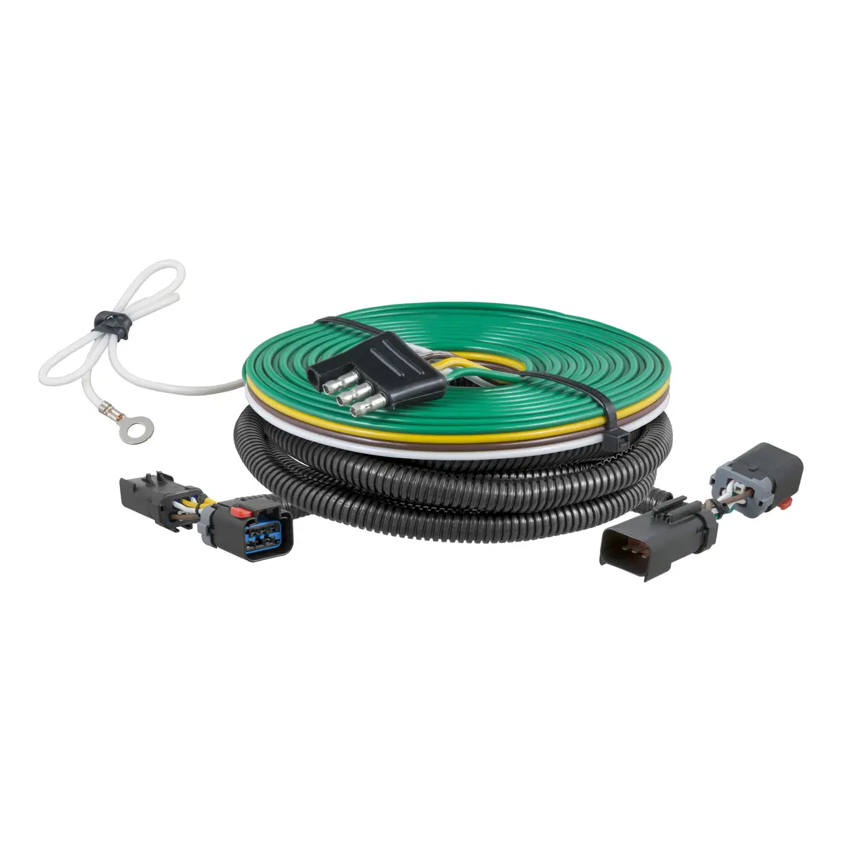 Curt 58906 Custom Towed-Vehicle Rv Wiring Harness For Dinghy Towing Select Ram 1500, 2500, 3500 With Led Taillights 1