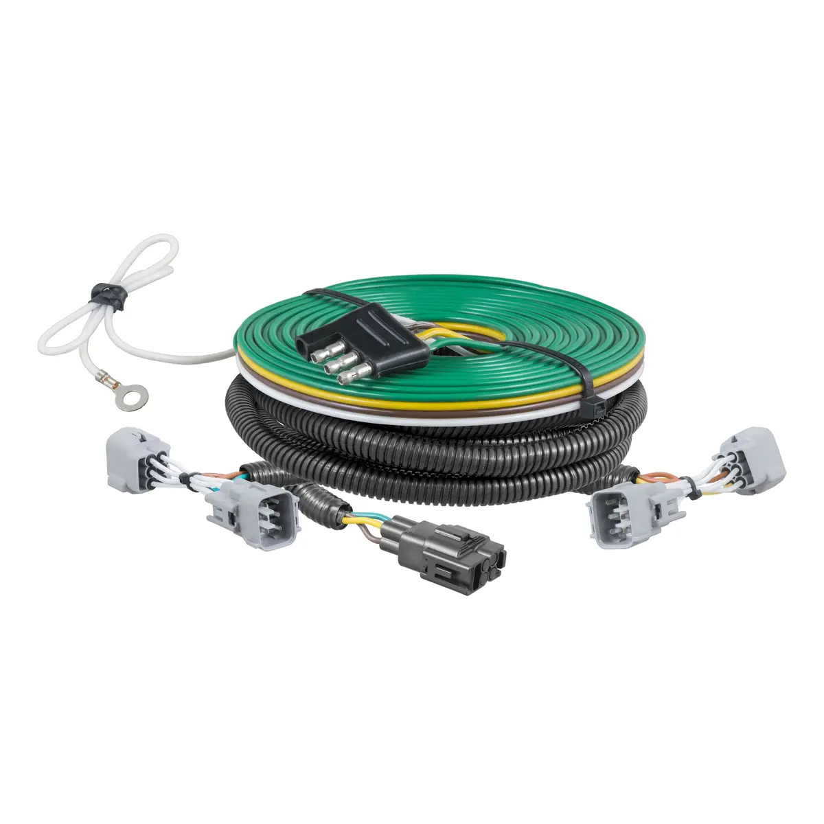 Curt 58909 Custom Towed-Vehicle Rv Wiring Harness For Dinghy Towing Select Jeep Cherokee 1