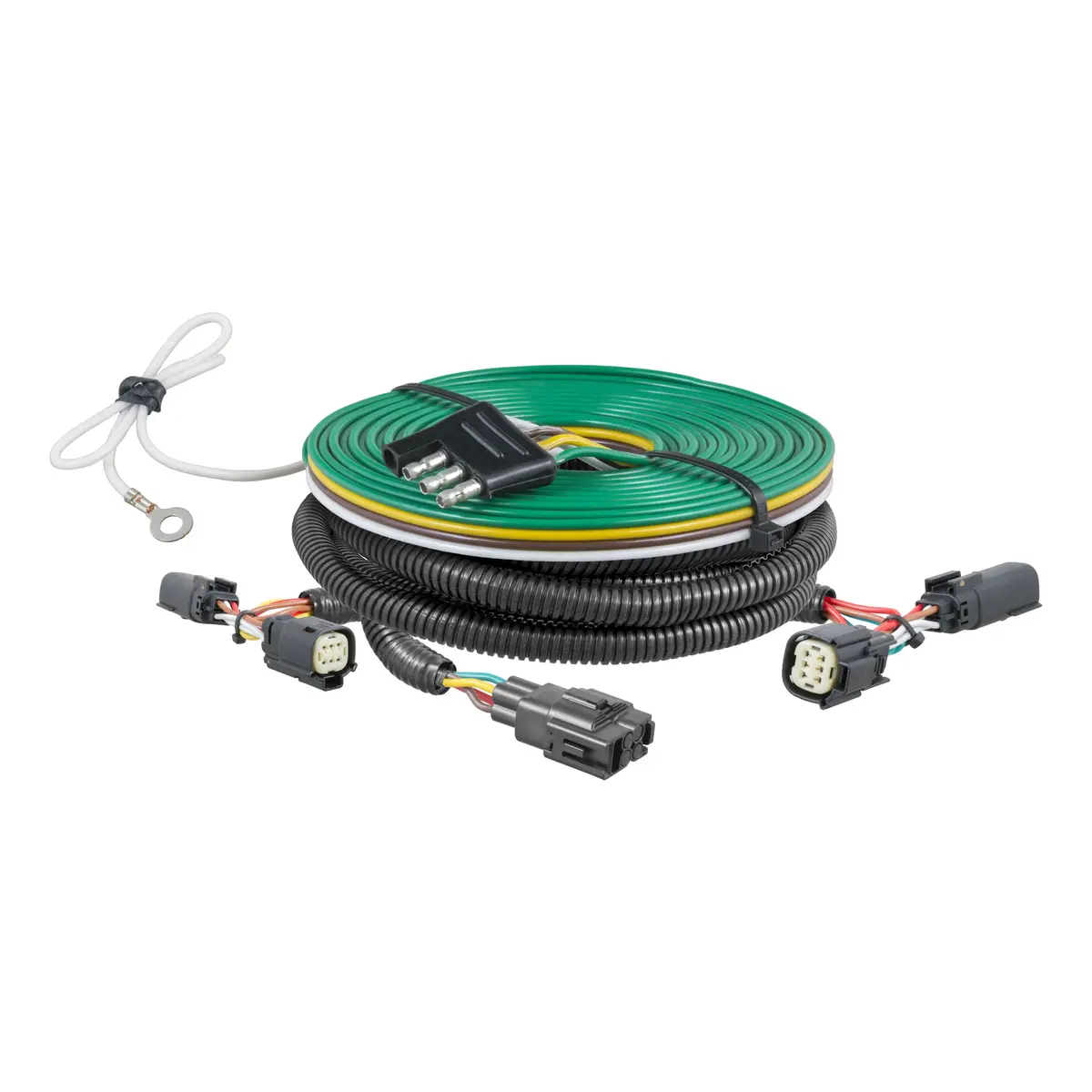 Curt 58914 Custom Towed-Vehicle Rv Wiring Harness For Dinghy Towing Select Ford Edge 1