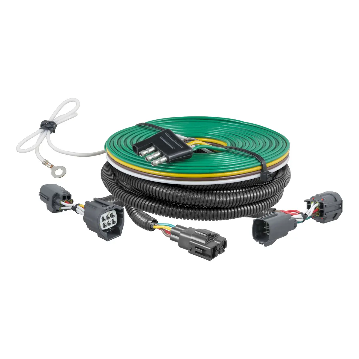 Curt 58937 Custom Towed-Vehicle Rv Wiring Harness For Dinghy Towing Select Dodge Nitro, Jeep Liberty 1