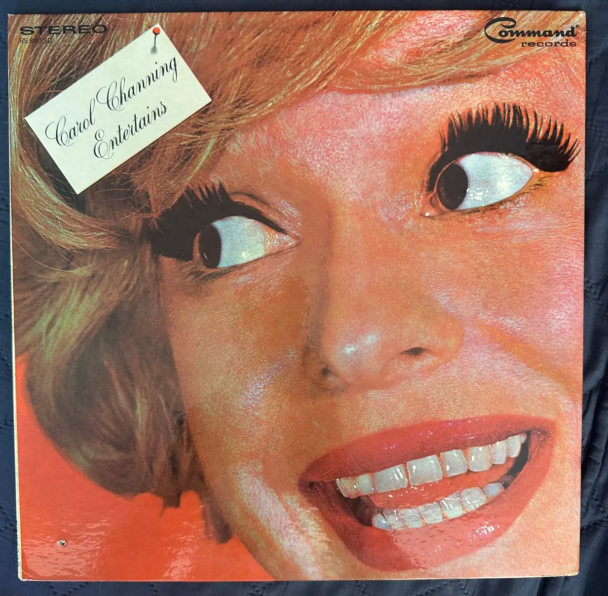 Carol Channing Entertains Lp Vinyl Used With Inside Booklet 1