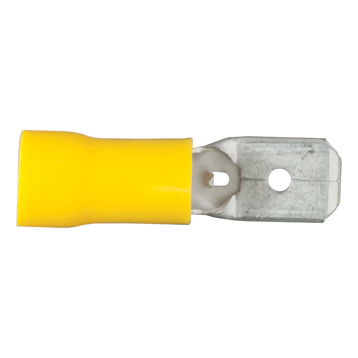 Curt 59433 12-10 Gauge Yellow Vinyl-Insulated Male Quick Connectors, Pack Of 100 1