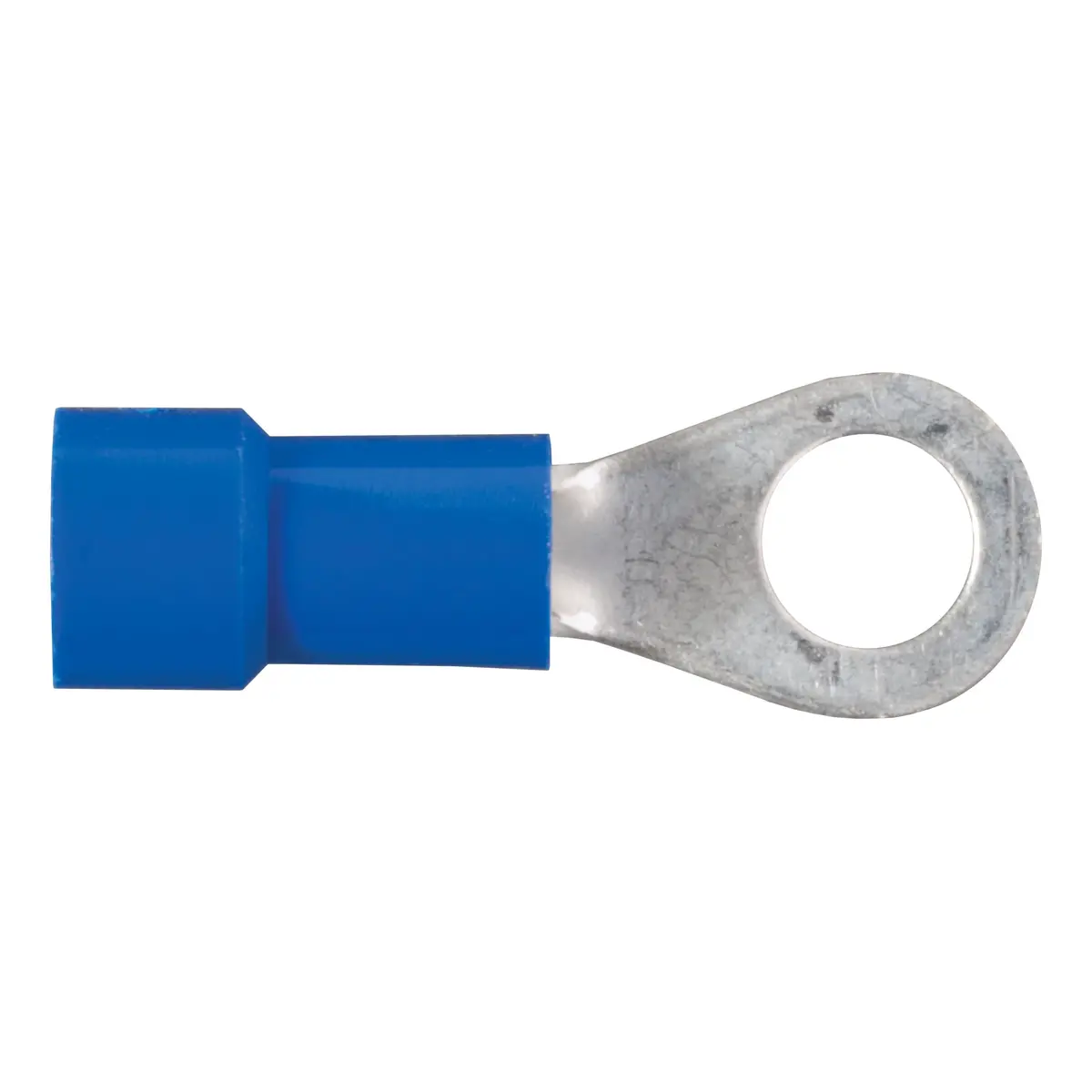 Curt 59521 16-14 Gauge Blue Vinyl-Insulated Ring Terminal Wire Connectors, #10 Stud, 100-Pack 1
