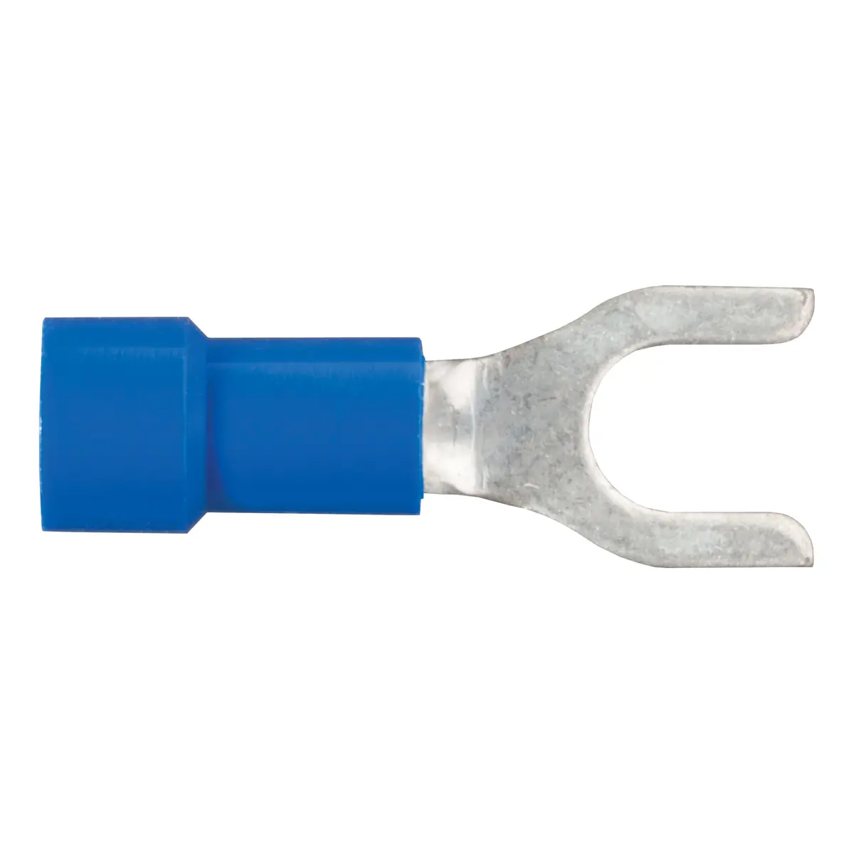 Curt 59621 16-14 Gauge Blue Vinyl-Insulated Spade Terminal Connectors, #10 Stud, 100-Pack 1
