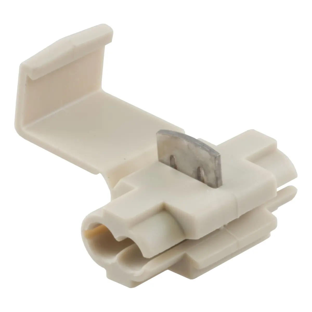Curt 59906 18-14 Gauge White Scotch Snap Lock Wire Connectors, 100-Pack 1