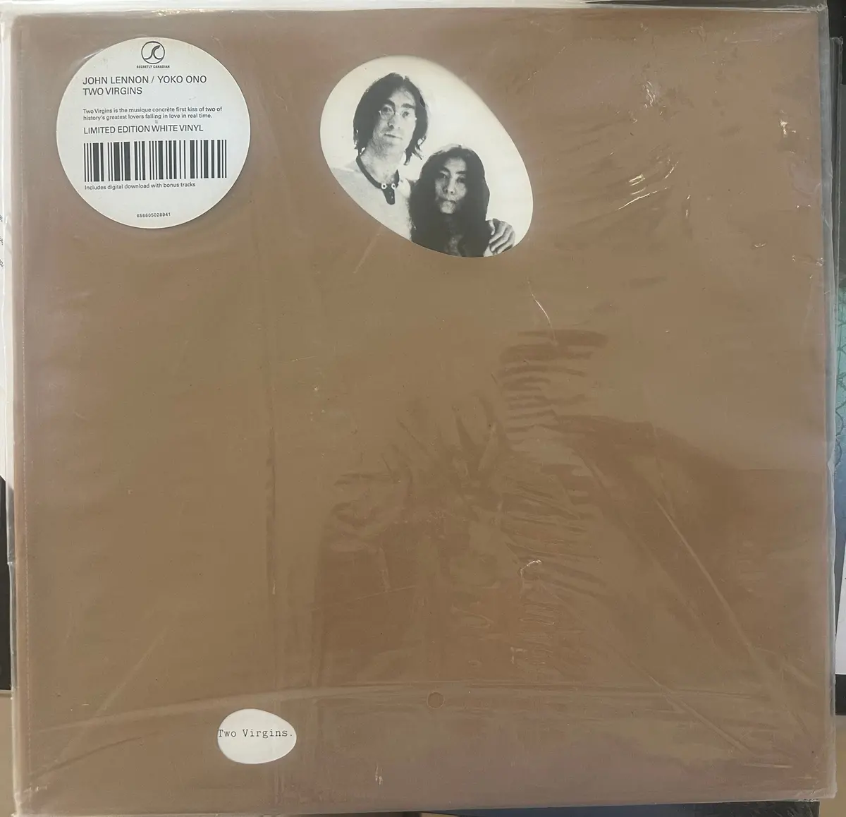 John Lennon & Yoko Ono - Two Virgins (White Vinyl) New 1