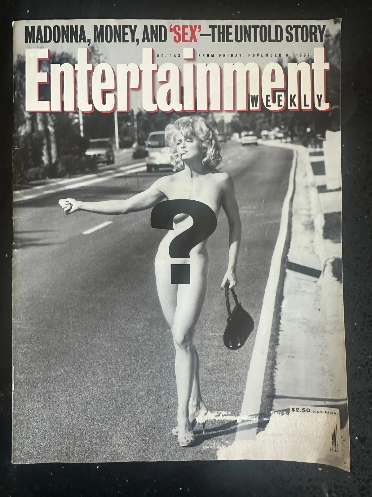 Entertainment Weekly Madonna Sex Book Cover - Used (Tear) 1