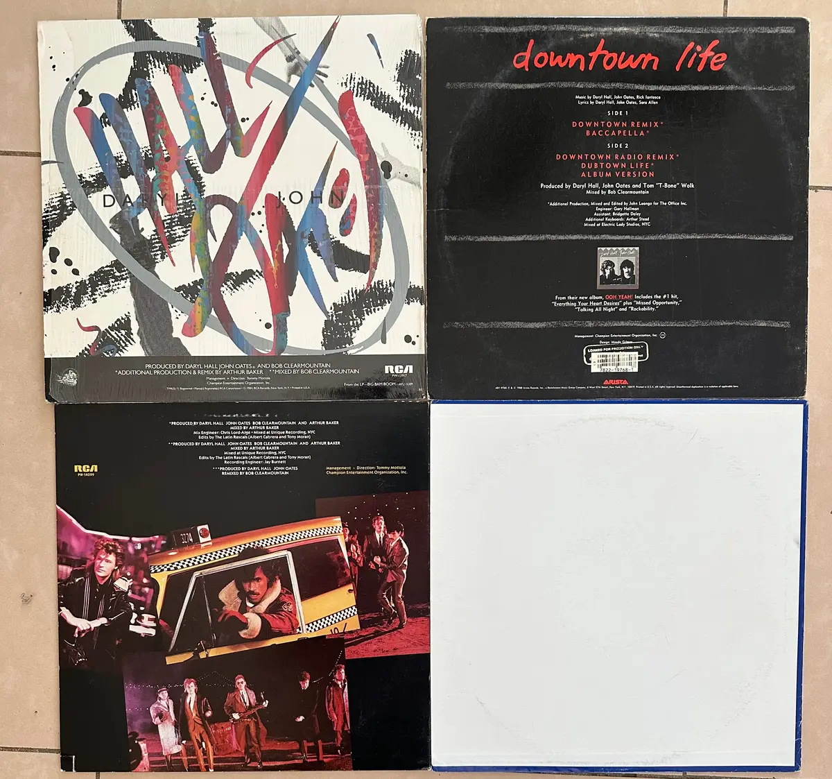 Hall & Oates (4 Original 80S 12" Singles) Lp Vinyl - Used 2