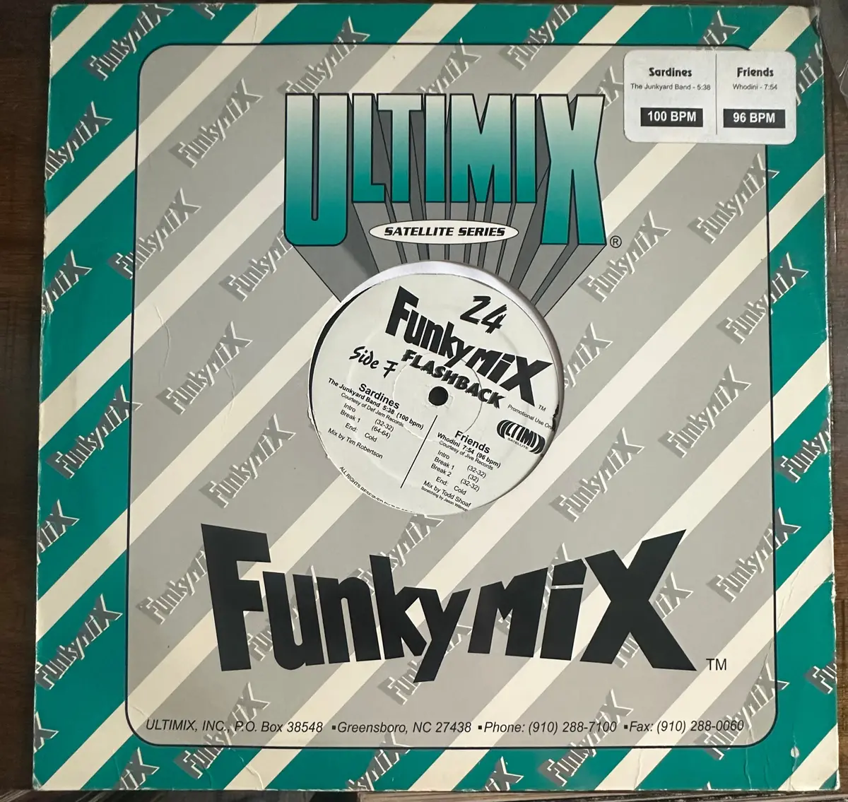 Ultimix Funky Mix 12" Promo Single Lp Vinyl- Use D 1