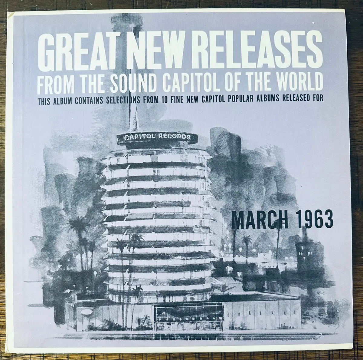 Capital 1963 Great New Releases Promotional Lp Vinyl Record 1