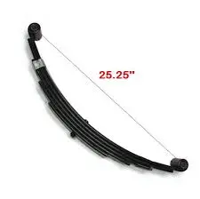 5 Leaf Double-Eye Spring For 6,000-Lb Trailer Axles - 25 1/4" Long (3,000 # Each) 1