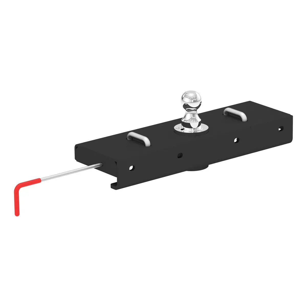 Curt 60611 Double Lock Ezr Gooseneck Hitch With Flip-And-Store Ball, 30,000 Lbs., 2-5/16-Inch Ball 1
