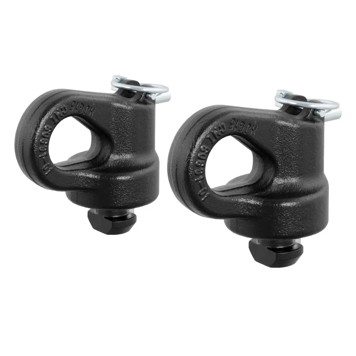 Curt 60691 Oem Puck System Gooseneck Safety Chain Anchors For Chevrolet, Ford, Gmc, Nissan Trucks, Oem Puck System Required 1