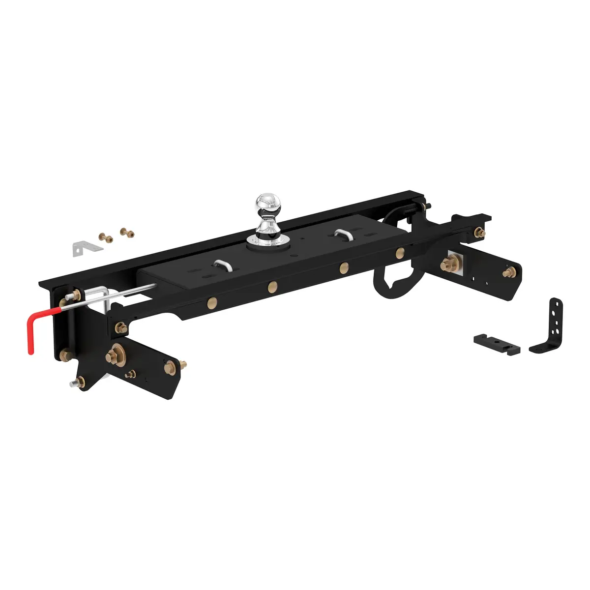 Curt 60720 Double Lock Gooseneck Hitch With Flip-And-Store Ball, 30,000 Lbs., 2-5/16-Inch Ball, Fits Select Ford F-250, F-350 Super Duty, F-450 Super Duty 1