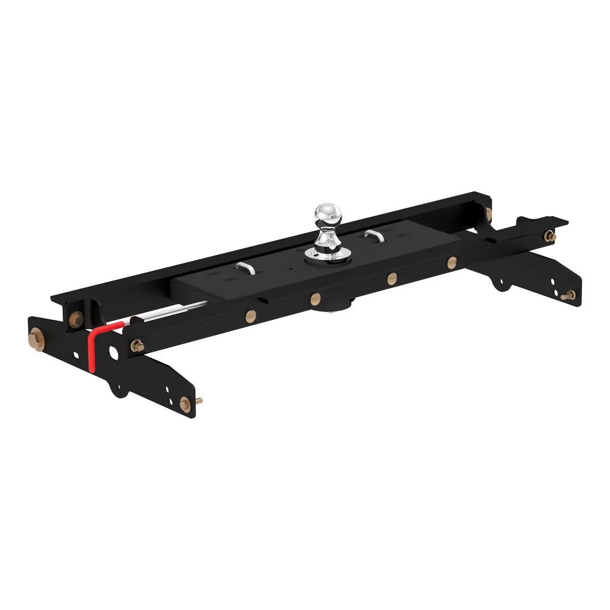 Curt 60722 Double Lock Gooseneck Hitch With Flip-And-Store Ball, 30,000 Lbs., 2-5/16-Inch Ball, Fits Select Ford F-150, F-250 1