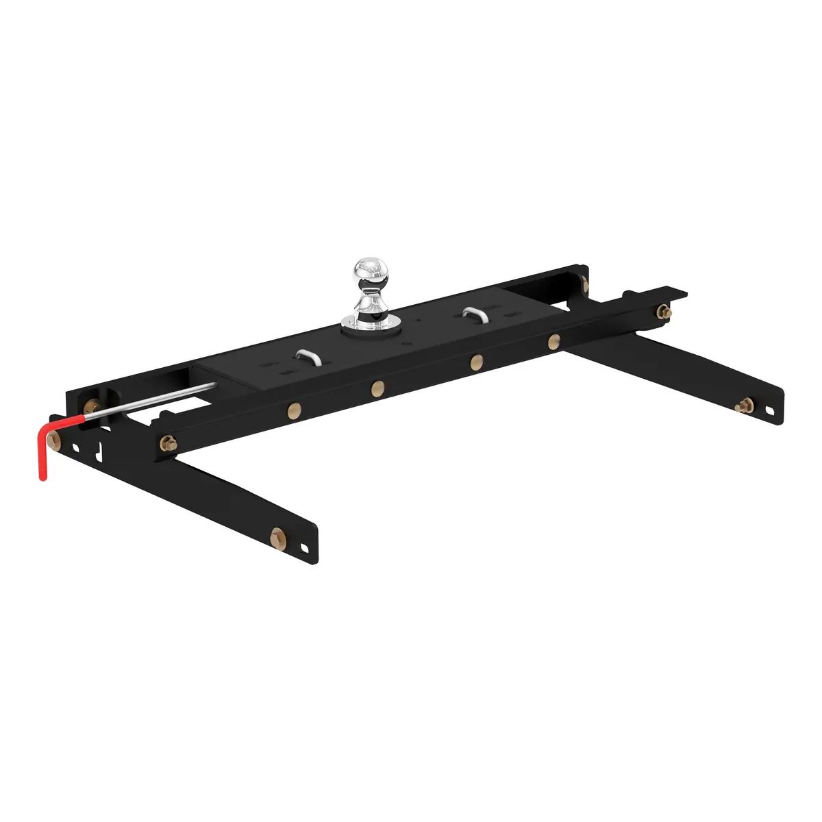 Curt 60734 Double Lock Gooseneck Hitch With Flip-And-Store Ball, 30,000 Lbs., 2-5/16-Inch Ball, Fits Select Dodge Ram 1500, 2500, 3500 1