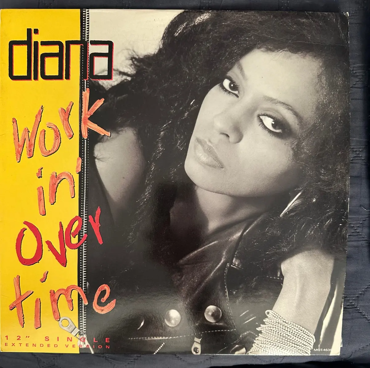 Diana Ross Workin’ Overtime 12 Inch Vinyl Single Used 1989 1