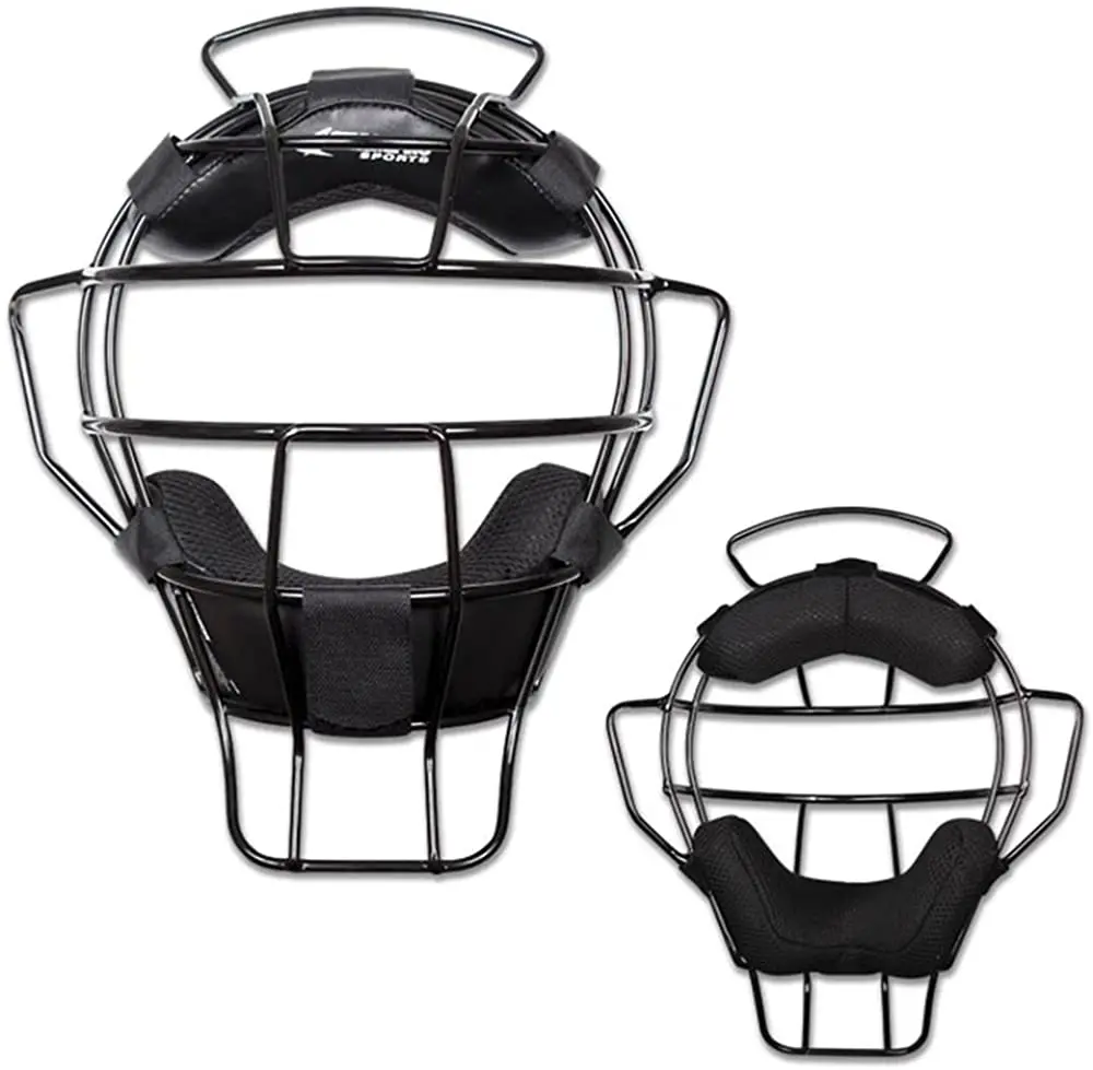 Chcm72 - Champro Lightweight Umpire Mask With Black Mesh Padding 1