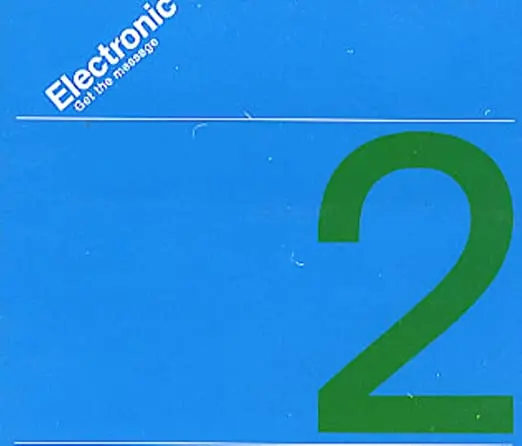 Electronnic -- Get The Message / Free Will (Us Cd Single) Used 1