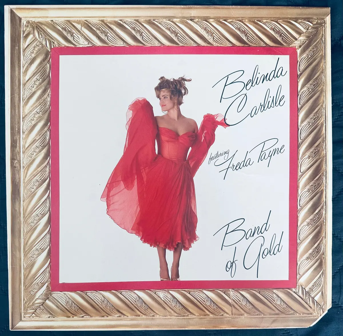 Belinda Carlisle Band Of Gold 12 Inch Single Gold Translucent Vinyl Promo Used 1986 1