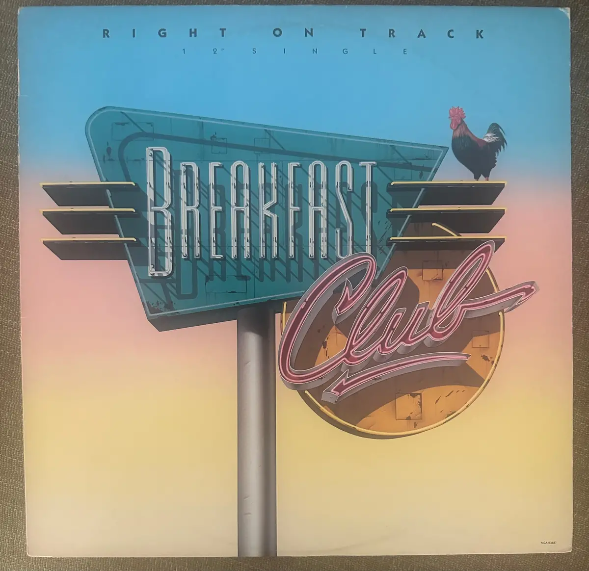 Breakfast Club - Right On Track -87 Lp 12" Vinyl - Used 1