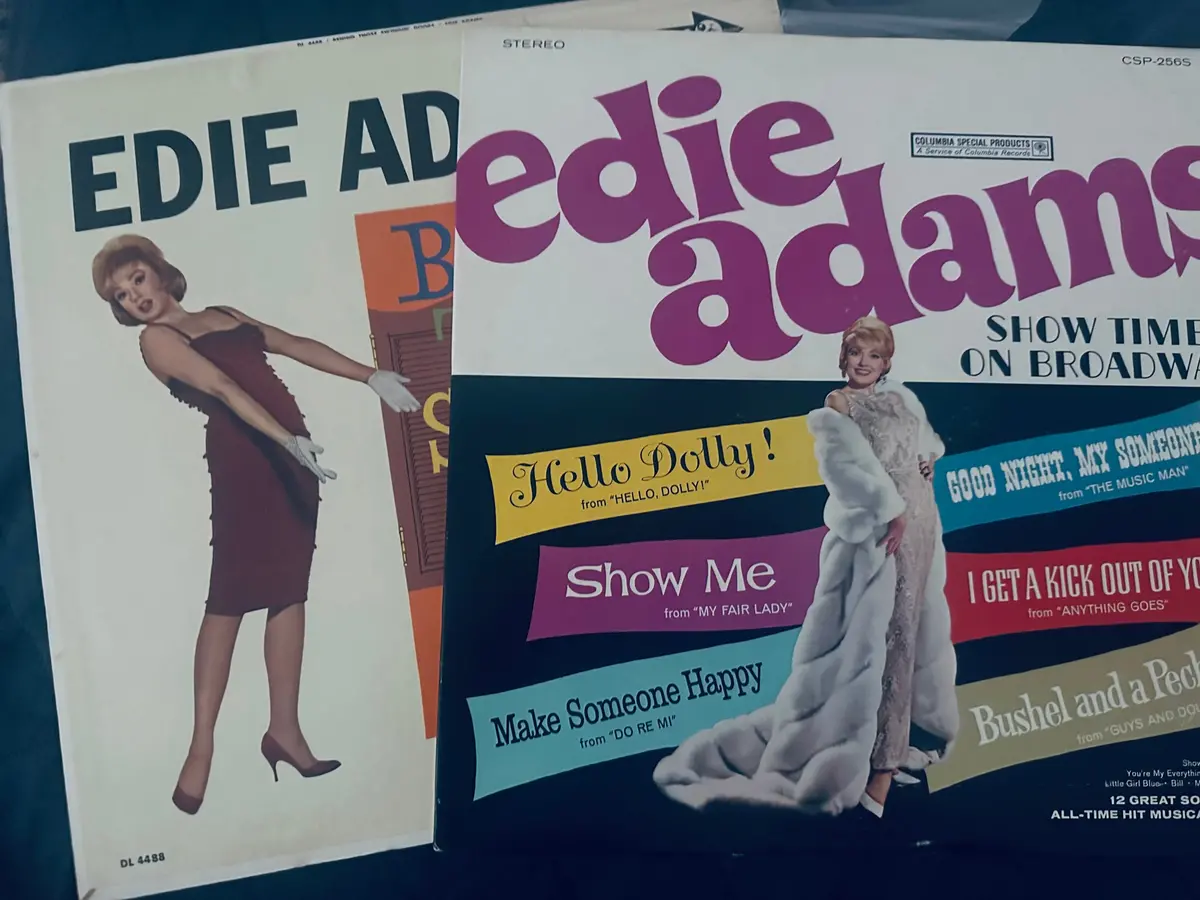 Edie Adams 2 Original Lp Vinyls Used 1