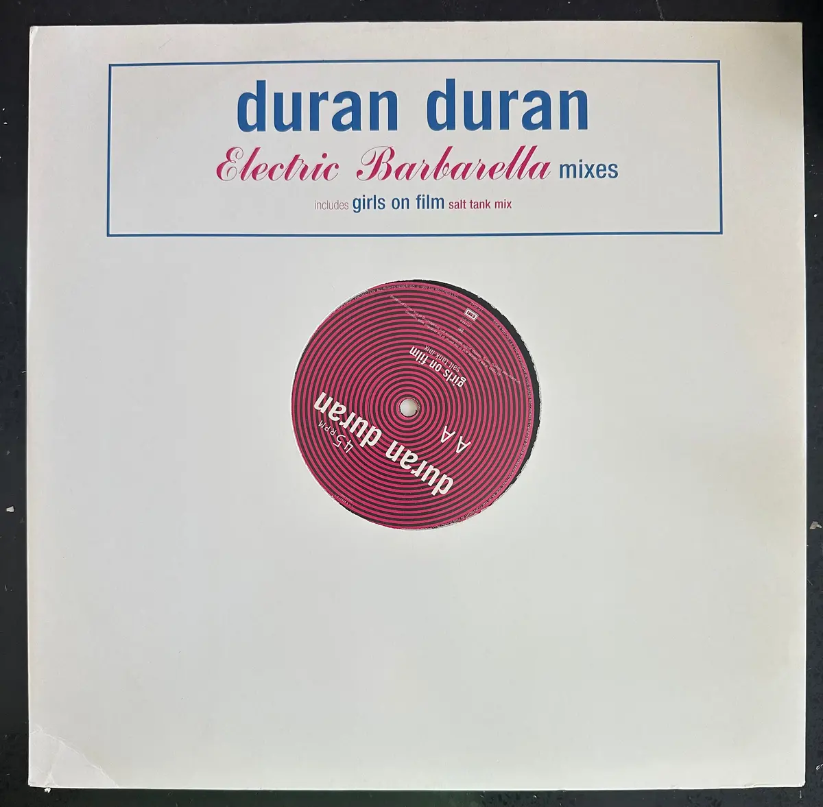 Duran Duran - Electric Barbarella / Girls On Film  (Import 12" Single) Lp Vinyl - Used 1