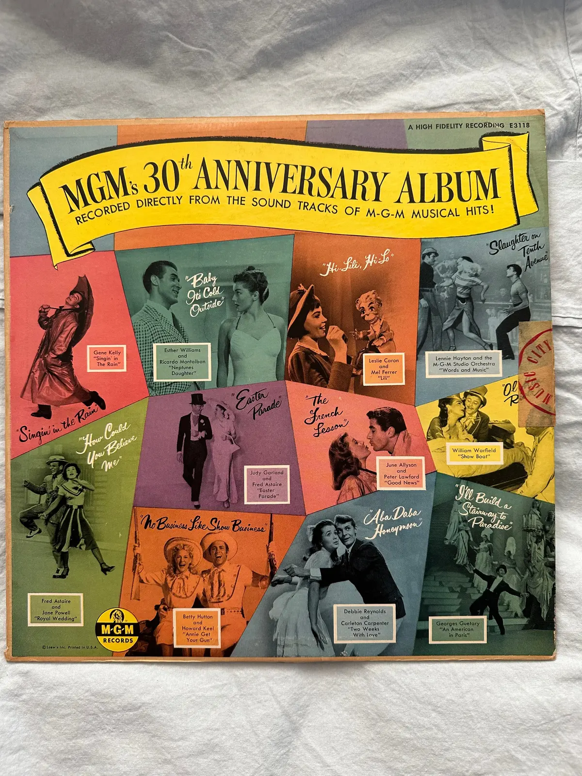 Mgm’S 30Th Anniversary Album Lp Vinyl Used 1
