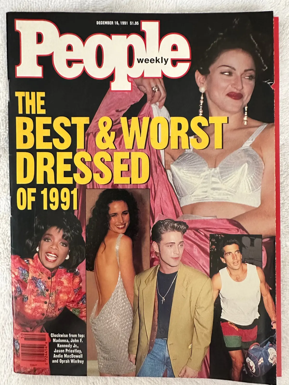Madonna - People Magazine 1991  Best & Worst Dressed - Used 1